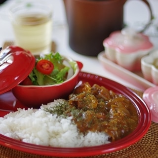 ストウブで無水カレー